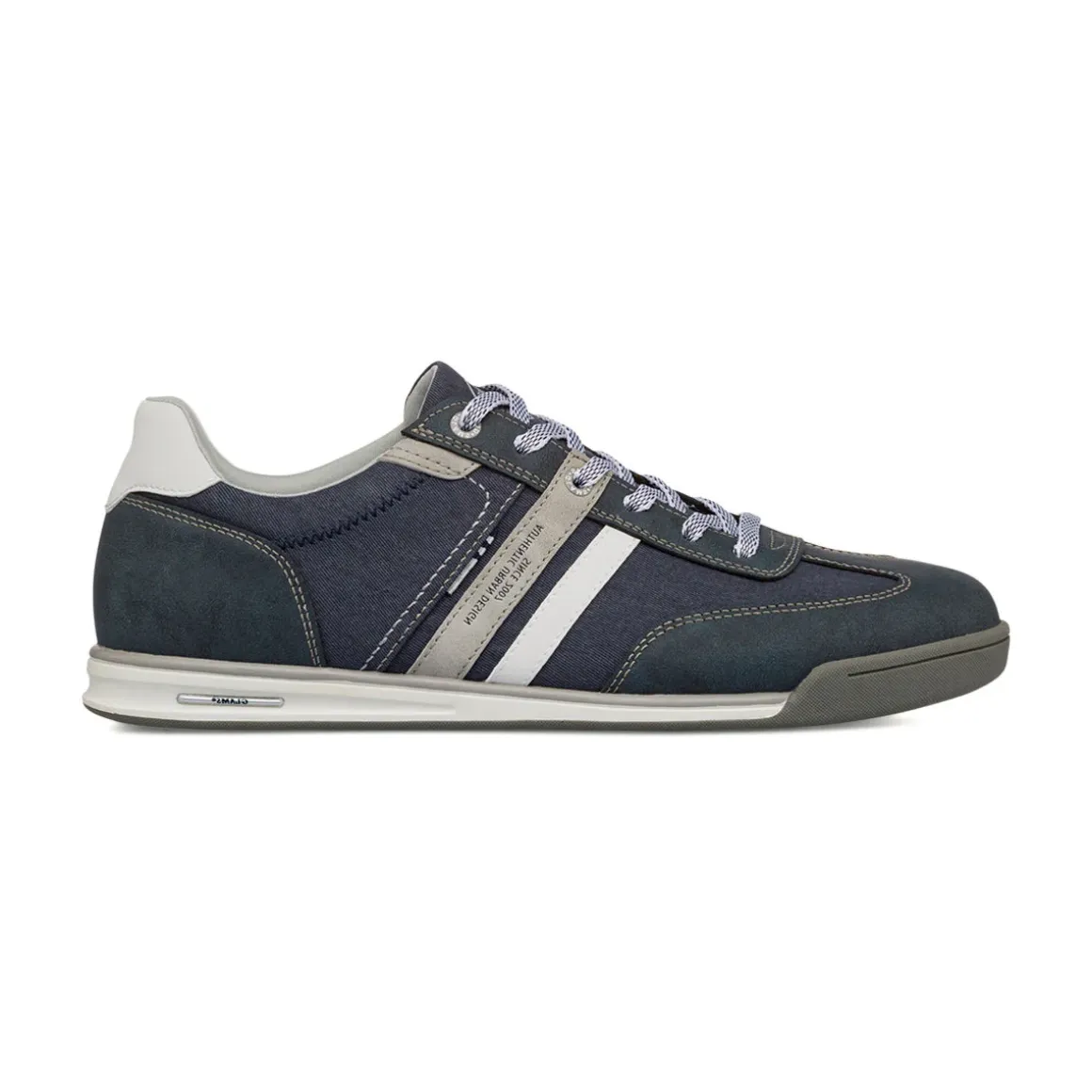 Sneakers casual blu jeans da Uomo con logo Glams