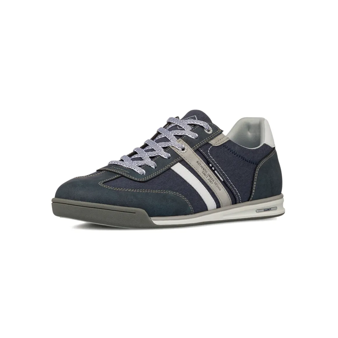 Sneakers casual blu jeans da Uomo con logo Glams