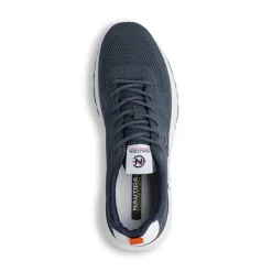 Sneakers casual blu navy da Uomo in tessuto Nautica