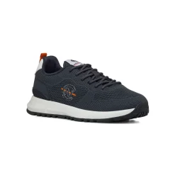 Sneakers casual blu navy da Uomo in tessuto Nautica