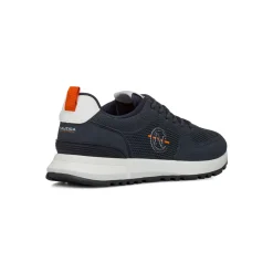 Sneakers casual blu navy da Uomo in tessuto Nautica