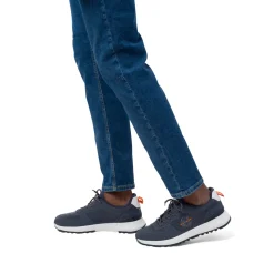 Sneakers casual blu navy da Uomo in tessuto Nautica