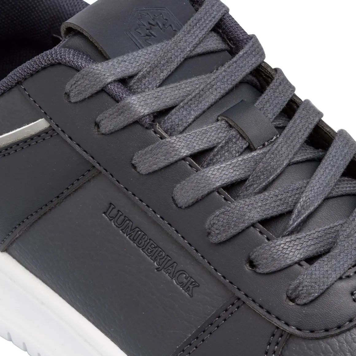 Sneakers casual blu navy da Uomo con dettaglio grigio Lumberjack