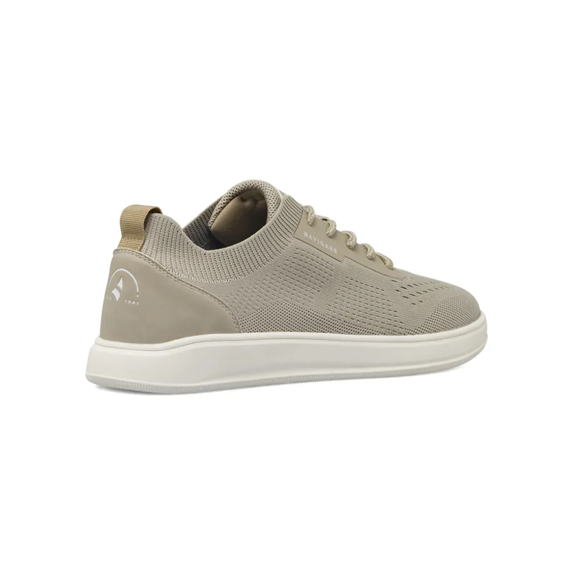 Sneakers casual da Uomo beige in tessuto mesh traspirante Navigare