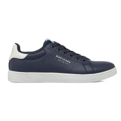 Sneakers casual da uomo blu con dettagli bianchi Navigare