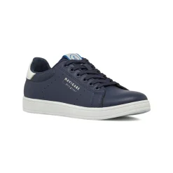 Sneakers casual da uomo blu con dettagli bianchi Navigare