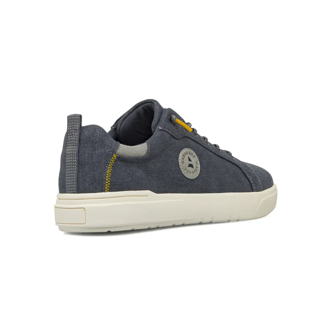 Sneakers casual da Uomo Blu in tessuto con dettagli gialli Navigare