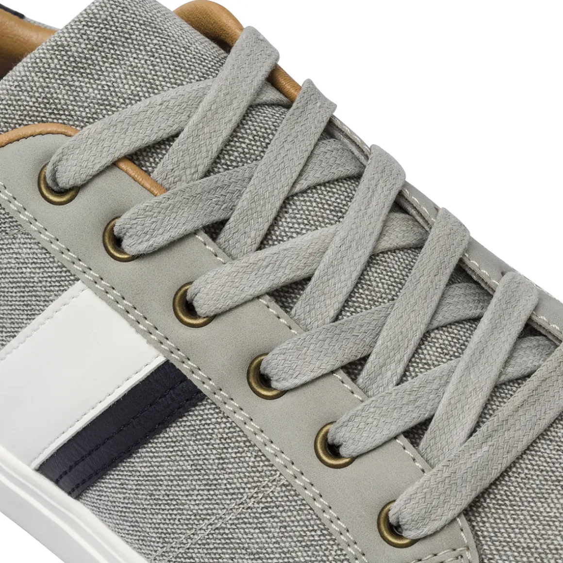 Sneakers casual da Uomo grigie in tessuto Riflessi Urbani