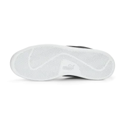 Sneakers casual da uomo in pelle scamosciata grigie e nere con logo Puma Smash 3.0