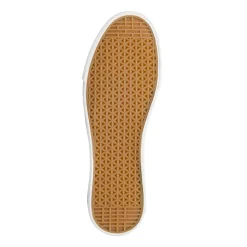 Sneakers casual da Uomo in tela blu con inserti marroni US Golf Club