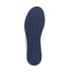 Sneakers casual da uomo Kappa bianche in tela con logo blu navy