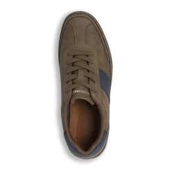 Sneakers casual da Uomo marroni con dettagli blu Riflessi Urbani