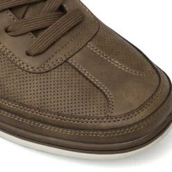 Sneakers casual da Uomo marroni con dettagli blu Riflessi Urbani