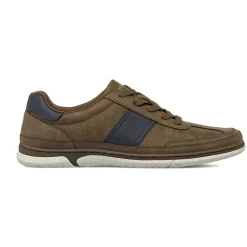 Sneakers casual da Uomo marroni con dettagli blu Riflessi Urbani