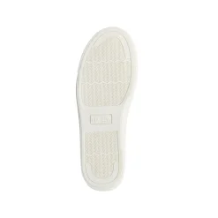 Sneakers casual Ellesse da Donna bianche con lacci neri glitter