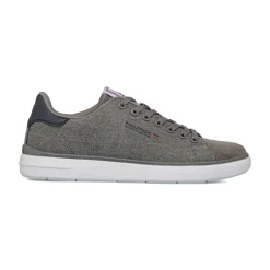 Sneakers casual grigie in tessuto da Uomo con logo Nautica