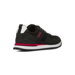 Sneakers casual nere con dettagli rossi da Uomo Ducati