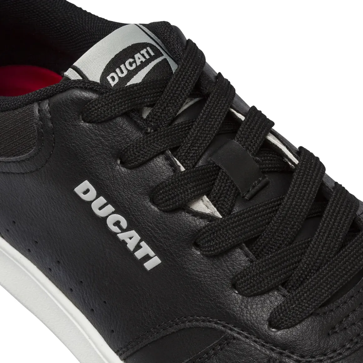 Sneakers casual nere da Uomo con dettagli grigi Ducati