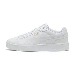 Sneakers casual unisex bianche con logo dorato Puma Court Classico