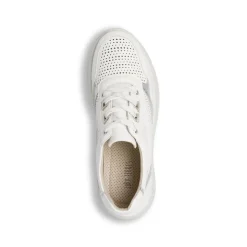 Sneakers comfort bianche da Donna con dettagli argento Lora Ferres