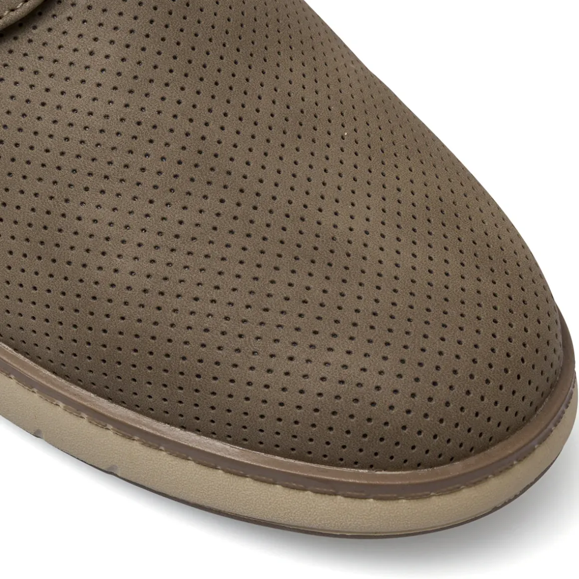 Sneakers comfort da Uomo taupe con tomaia effetto traforato P Soft