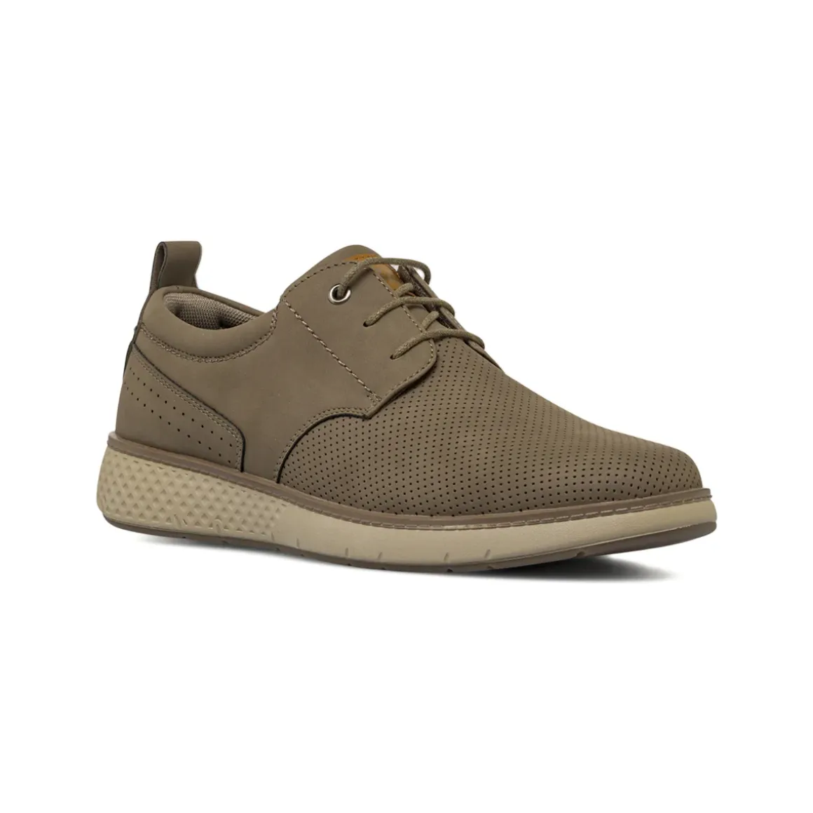 Sneakers comfort da Uomo taupe con tomaia effetto traforato P Soft