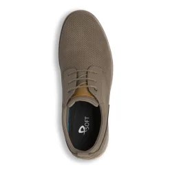 Sneakers comfort da Uomo taupe con tomaia effetto traforato P Soft
