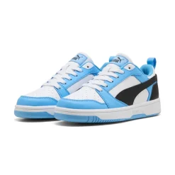 Sneakers da Bambina azzurre con dettagli in contrasto Puma Rebound V6 Lo