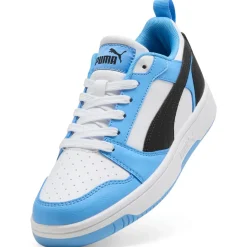 Sneakers da Bambina azzurre con dettagli in contrasto Puma Rebound V6 Lo
