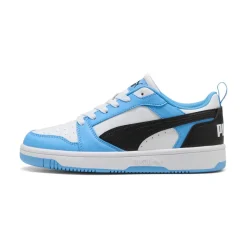 Sneakers da Bambina azzurre con dettagli in contrasto Puma Rebound V6 Lo