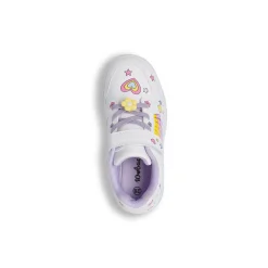 Sneakers da bambina Bianche con ali colorate Dieci Baci