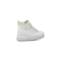 Sneakers da Bambina bianche con ricami floreali Le scarpe di Alice