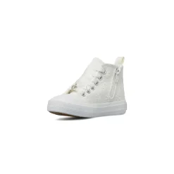 Sneakers da Bambina bianche con ricami floreali Le scarpe di Alice