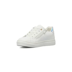 Sneakers da Bambina bianche con fiori e paillettes scintillanti Dieci Baci