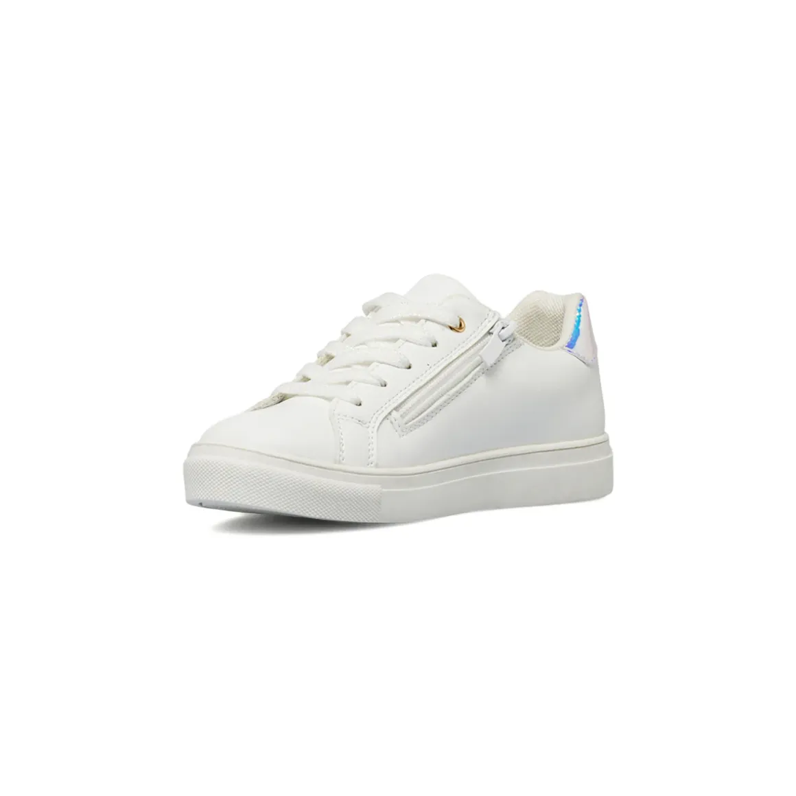 Sneakers da Bambina bianche con fiori e paillettes scintillanti Dieci Baci