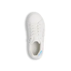 Sneakers da Bambina bianche con fiori e paillettes scintillanti Dieci Baci