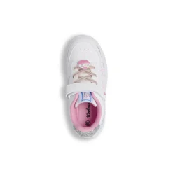 Sneakers da bambina bianche con stampa cuori Dieci Baci