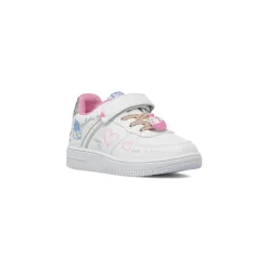 Sneakers da bambina bianche con stampa cuori Dieci Baci