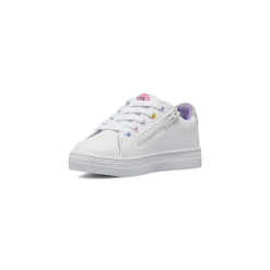 Sneakers da bambina bianche con stella iridescente Dieci Baci