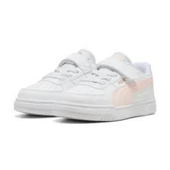Sneakers da bambina bianche con dettagli rosa Caven III Puma AC+ PS