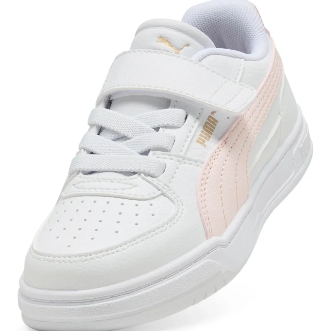Sneakers da bambina bianche con dettagli rosa Caven III Puma AC+ PS