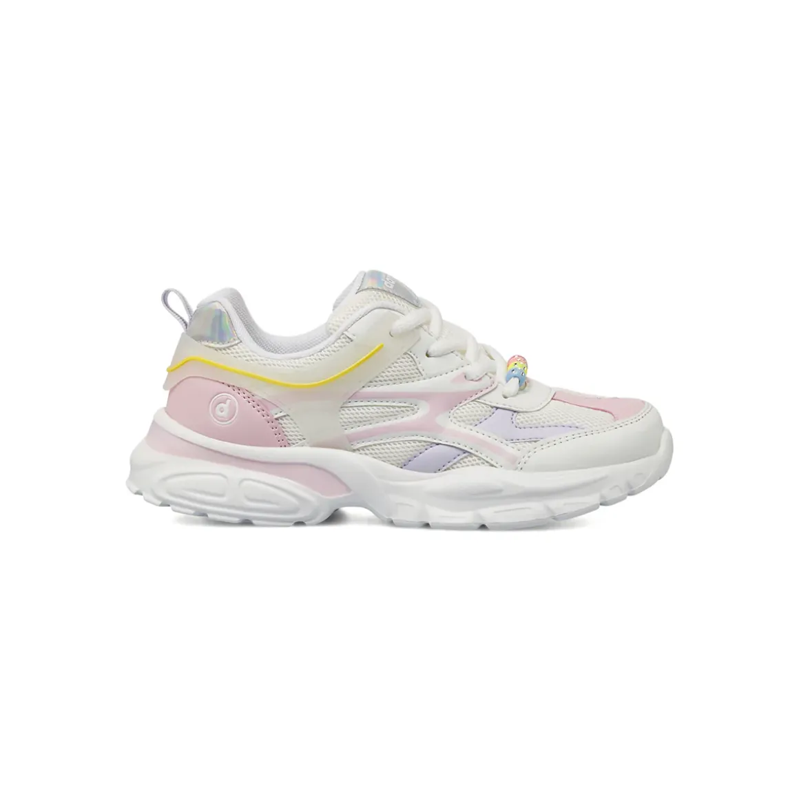 Sneakers da Bambina bianche con dettagli pastello Dimensione Danza