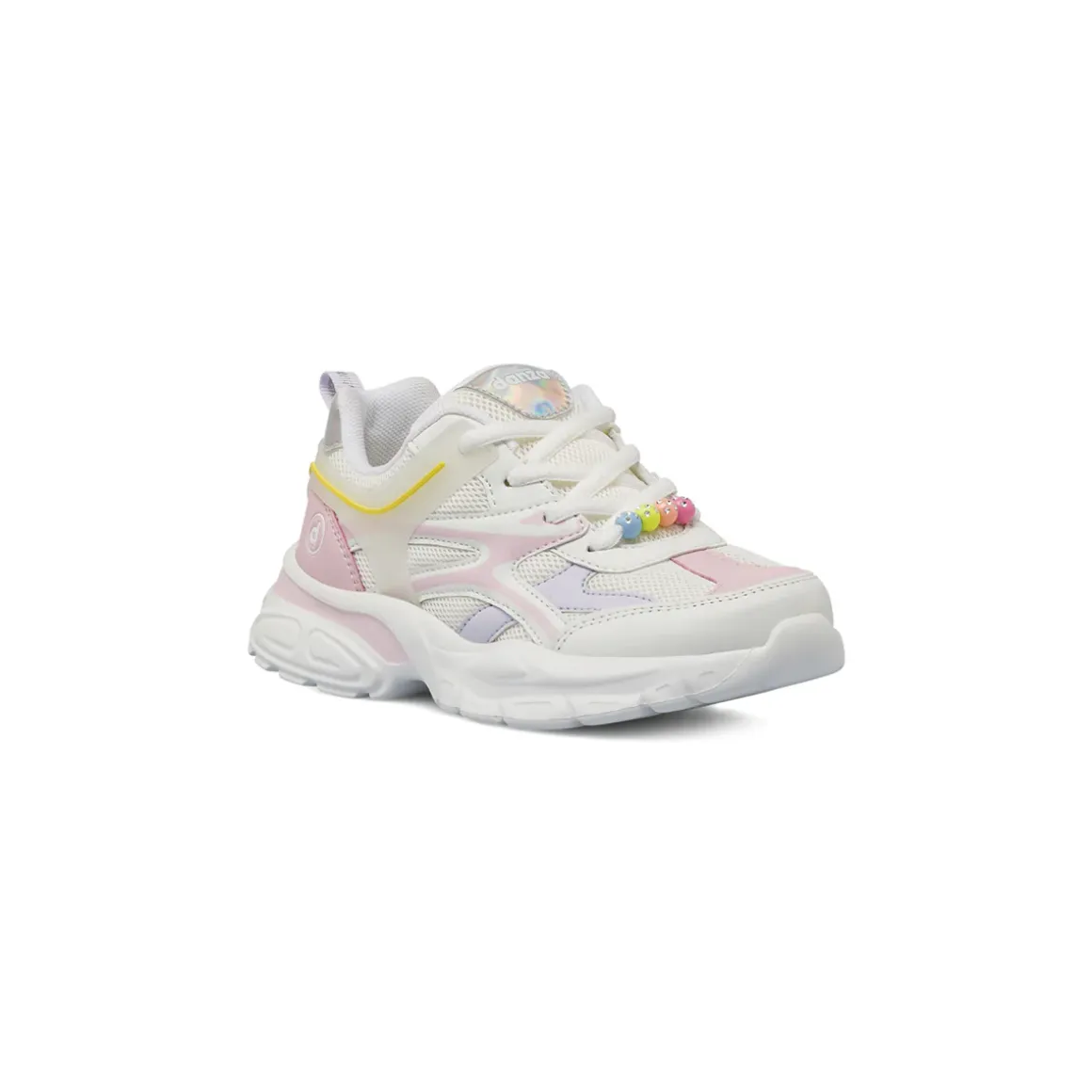 Sneakers da Bambina bianche con dettagli pastello Dimensione Danza