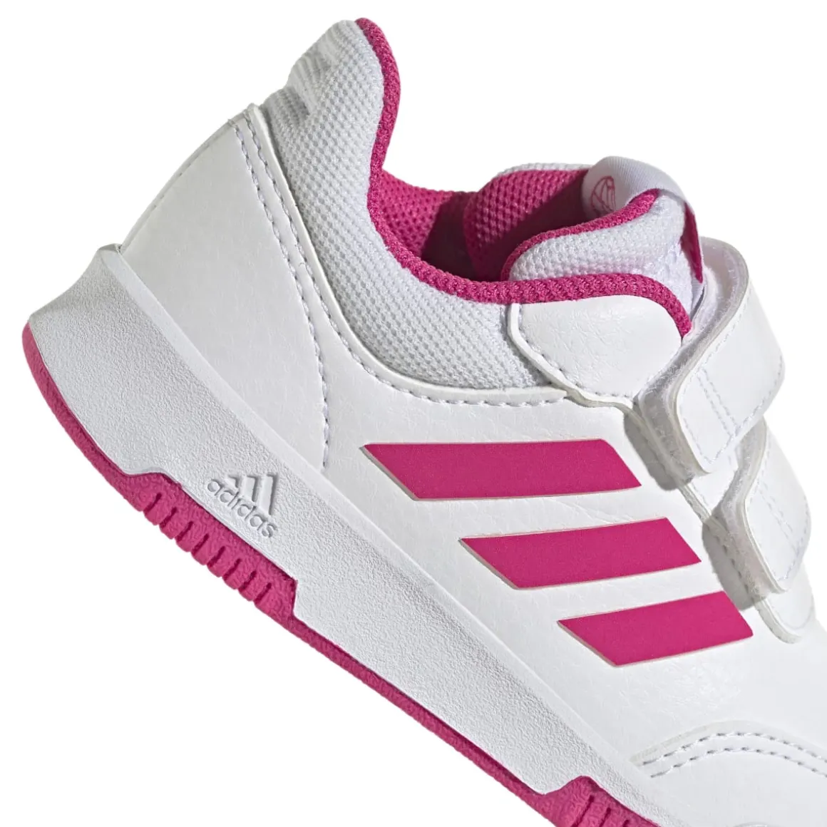 Sneakers da bambina bianche e fucsia con logo adidas Tensaur Sport 2.0 CF I