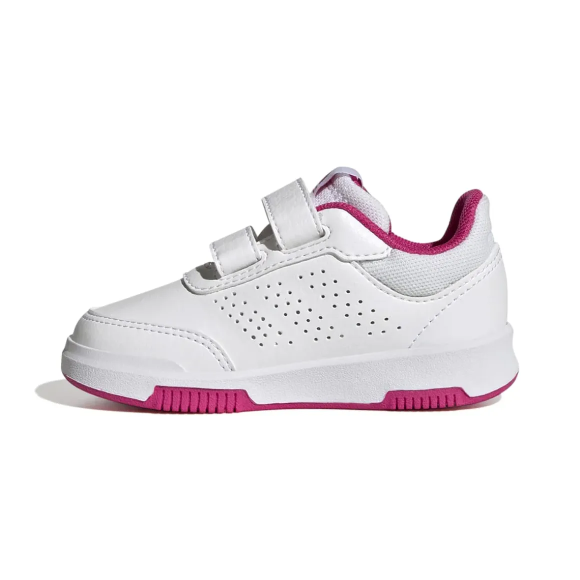 Sneakers da bambina bianche e fucsia con logo adidas Tensaur Sport 2.0 CF I