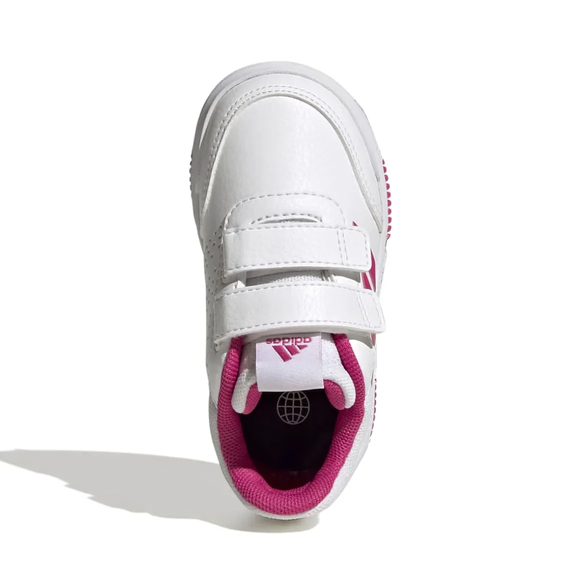 Sneakers da bambina bianche e fucsia con logo adidas Tensaur Sport 2.0 CF I