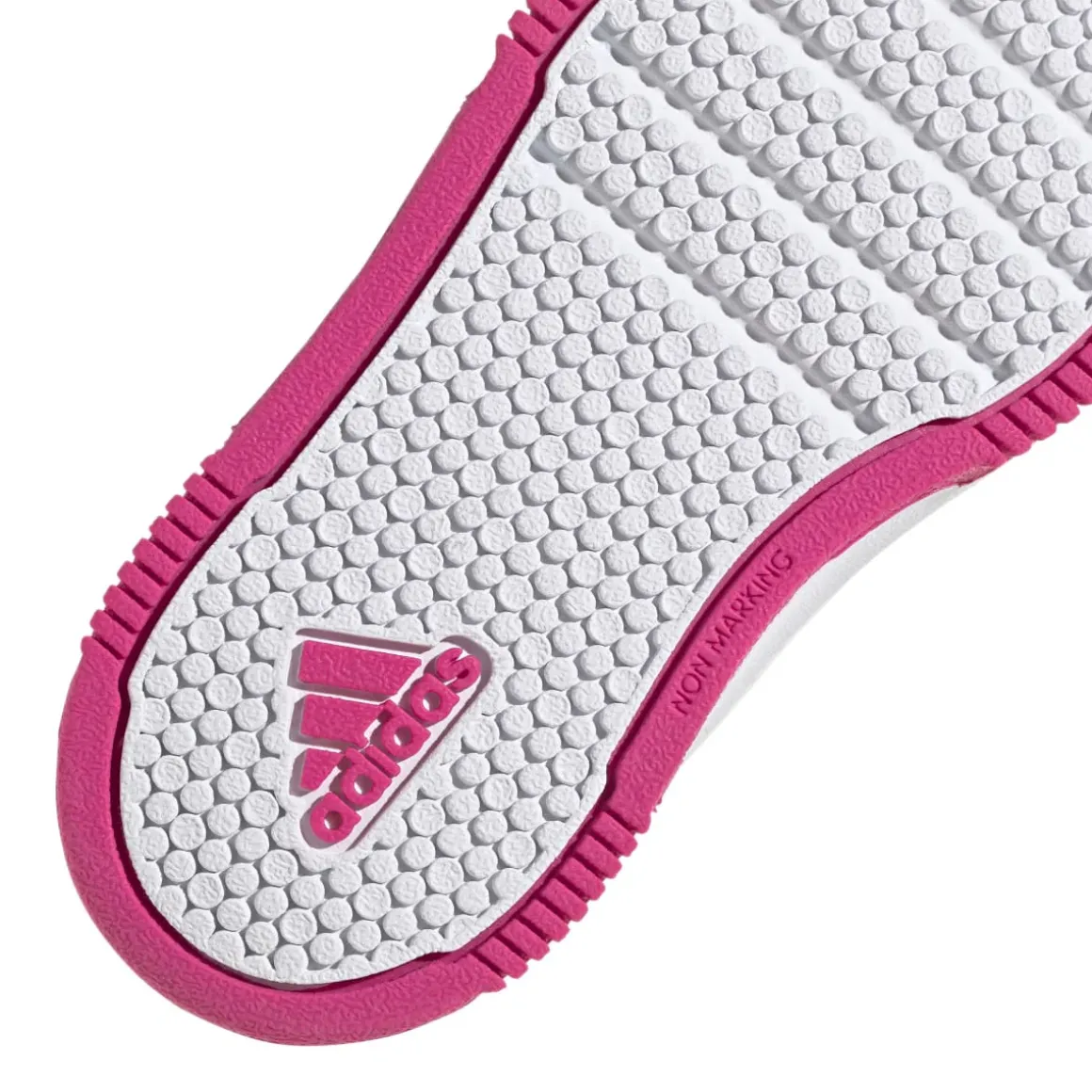 Sneakers da bambina bianche e fucsia con logo adidas Tensaur Sport 2.0 CF I
