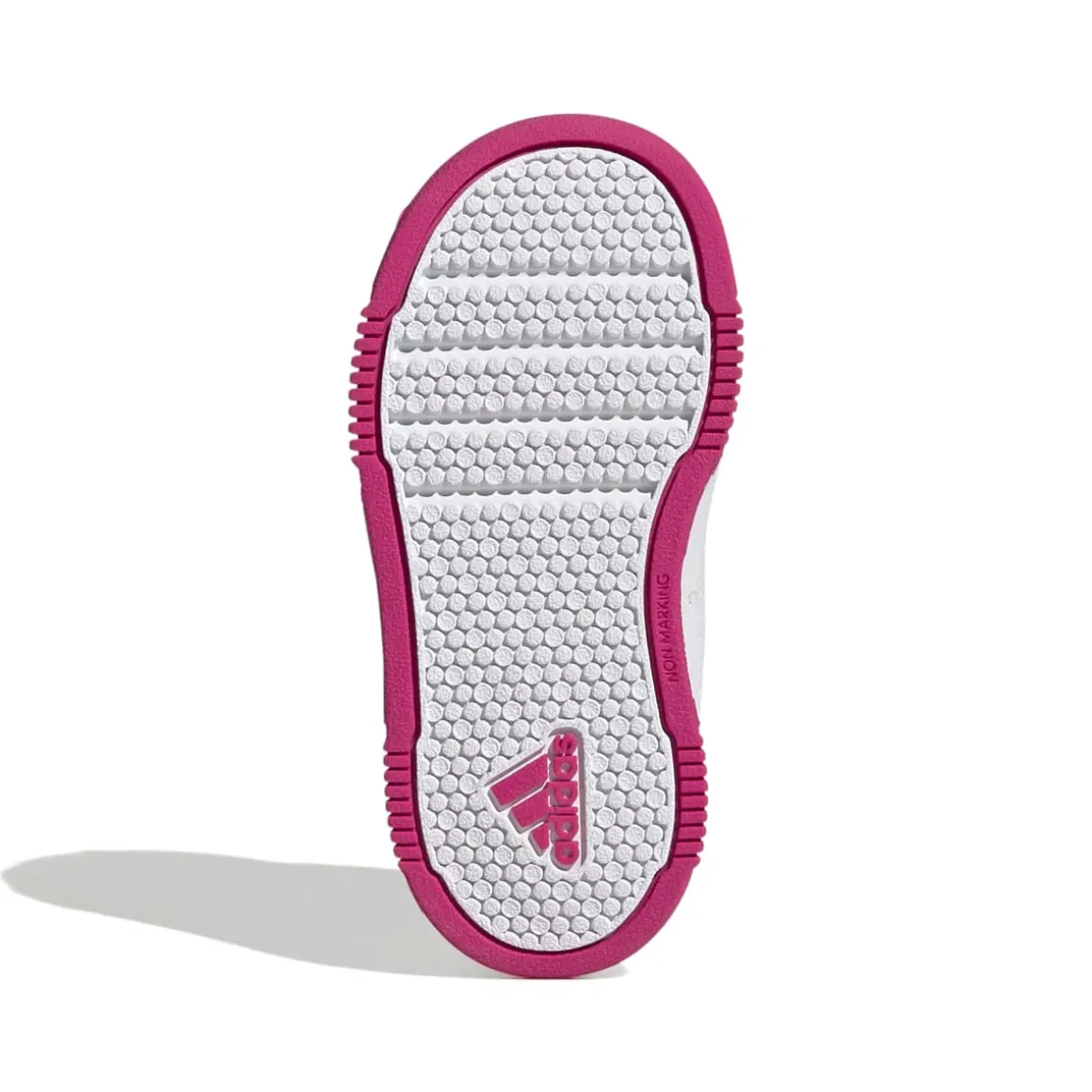 Sneakers da bambina bianche e fucsia con logo adidas Tensaur Sport 2.0 CF I