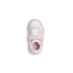Sneakers da Bambina bianche e rosa con glitter e velcro Champion