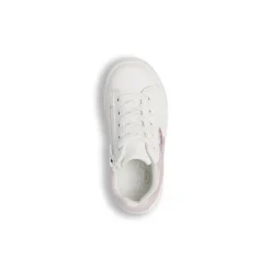 Sneakers da Bambina bianche Le scarpe di Alice con fiori glitter e zip